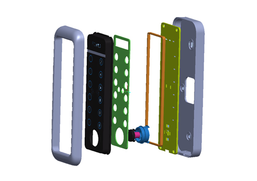 金属门禁读卡器