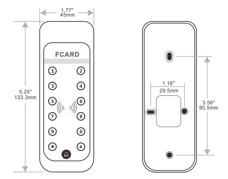 Access Controller Product Size Access Controller Product Size