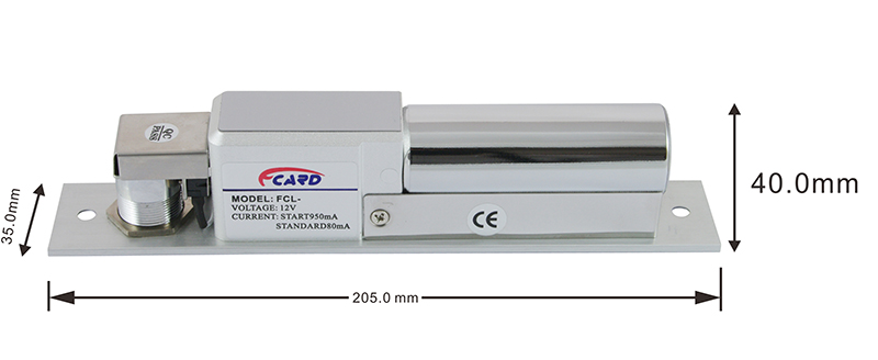 Electric Bolt Lock Product Size Electric Bolt Lock Product Size