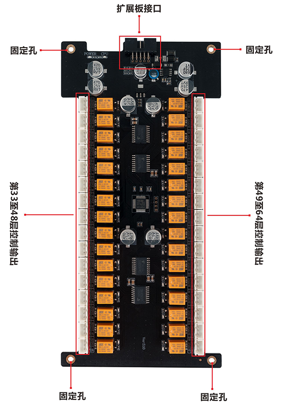 电梯门禁控制器扩展板 电梯门禁扩展板