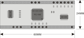 Reader Module Pin Arrangement Reader Module Pin Arrangement